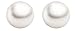 Authentic Freshwater Cultured Pearl Earrings with Stainless Steel Hypoallergenic Backs