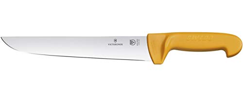 Victorinox, coltello da cucina Swibo, lama normale da 26 cm, manico in nylon, nero