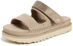 Amazon.com | UGG Women's Captrail Strap Slide Sandal, Black, 9.5