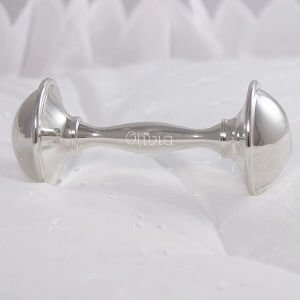 engraved baby rattle