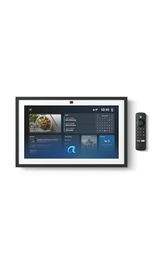 Amazon Echo Show 15 (neueste generation) | 15,6-Zoll-Smart-Display in Full HD, mit integriertem Fire TV und Alexa-Sprachfernbedienung, mit Alexa+ Earl