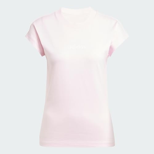 Damen Essentials Linear Cotton Shirt, Clear pink/White, XS