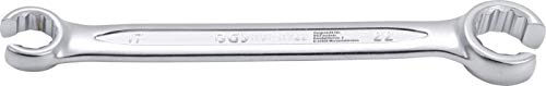 BGS 1761-17x22 | Double Ring Spanner, open Type | 17 x 22 mm