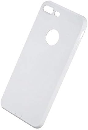 Pondkoo Smart Phone Case Candy Color Silicone Soft TPU Luxury Ultra Thin Phone Back Case for the iPhone 7/8 Plus (White)