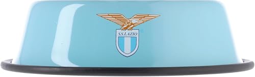 Only4fan Schüssel 26 cm für Hunde und Katzen SS Lazio Unisex Erwachsene, hellblau, Einheitsgröße