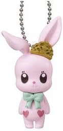 ATZ Enterprise Aikatsu Stars! Mascot Collection, Mascot Key Chain, Swing 1.5" - Little Bunny