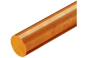 ONLINE METAL SUPPLY 0.437 (7/16 inch) x 12 inches, C510-H04 Phosphor Bronze Round Rod, Bar Stock