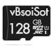 vBsoiSot Memory Card 128GB with SD Adapter (Standard Packaging) V/TF/128 - Class 10 … (128GB)