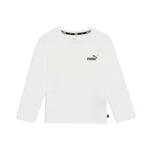 [PUMA] [プーマ] 長袖 ロンT シンプル ESS NO.1 ロゴ LS Tシャツ ボーイズ 25年秋冬カラー プーマ ホワイト(02) 150