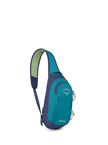 Osprey Daylite Unisex Sling Bag, 6L, Blue Spikemoss/Alkaline, O/S