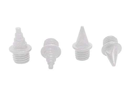 Omni-Lite Ceramic Replacement/Upgrade Track Spikes (500 Pack) Pyramid Ceramic Replacement/Upgrade Track Spikes (500 Pack), Silver, 3/16" (5mm)