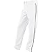 Easton Boys' Rival Piped Pant, White/Black, Medium