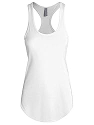 Womens Active Racerback Tank Top Soft Casual