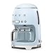 SMEG 1950's Retro Style Coffee Maker Machine (Pastel Blue)