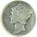 1942 Mercury Dime in 2x2 Cardboard Holder #247