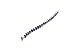 HinsonGayle AAA Handpicked 6.5-7mm Multicolor Black Round Freshwater Cultured Pearl Bracelet Silver