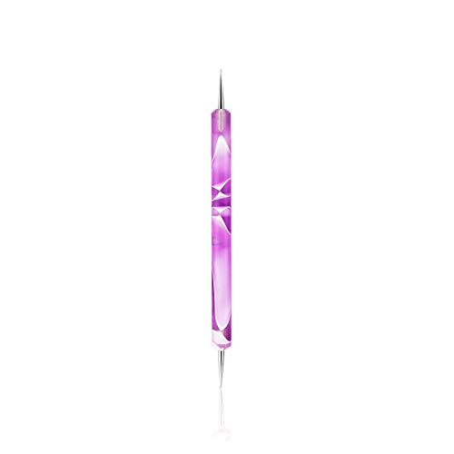 KADS 1pc Spiral Dotting Pen 2-way Nail Art Dotting Tool with Spiral Handle for Rhinestone for nail tool