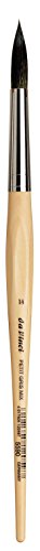 da Vinci Watercolor Series 5590 Petit Gris Mix Paint Brush, Round Russian Blue Squirrel Hair/Synthetic Mix with Lacquered Non-Roll Handle, Size 14