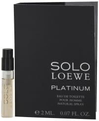 SOLO LOEWE PLATINUM by Loewe EDT SPRAY VIAL ON CARD for MEN ---(Package Of 5)