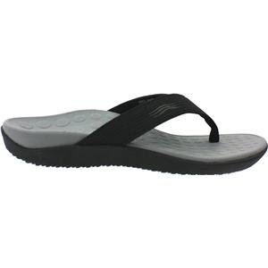 Vionic Unisex Wave Toe Post Sandal, 7 B(M) US Women / 6 D(M) US Men, (Black)