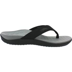 Vionic Unisex Wave Toe Post Sandal, 9 B(M) US Women / 8 D(M) US Men, (Black)