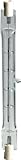GE Lighting 22121 Halogen Bulb, 250-Watt, 4300-Lumen, Tubular T3 Shape, Recessed Single Contact R7s Base, 1-Pack