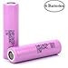 Samsung INR18650-30Q High Drain 3000mAh 3.7V 15A Rechargeable Flat Top Battery, (6 Pcs)