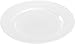 6-Piece Flat Edge Dinner Plate Set 10.5 Inches - Dishwasher Safe Opal Glassware - Microwave/Oven Friendly