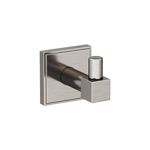 Amerock BH36070G10 | Brushed Nickel Single Robe Hook | 1-7/8 in. (48 mm) Length Towel Holder | Appoint | Towel Hook for Bathroom | Bathroom Hardware | Bath Accessories