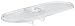 Grohe G27596000 Replacement Soap Dish Only Starlight Chrome