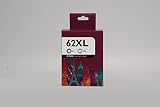 Toner Kingdom 62XL Ink Cartridges Twin Pack Black Tri-Color for HP ENVY view 7