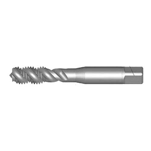 Dormer E5331/8BLUE Series E533 HSS BSW 40° Spiral Flute Machine Tap, Blue Finish, 1/8"-40 x 48mm