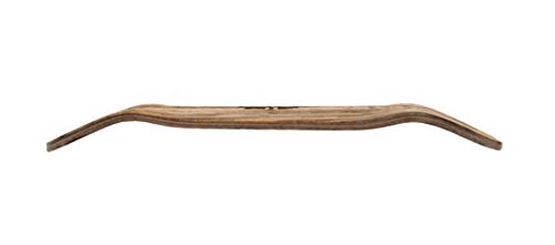 Wooden Fingerboard Carlsbad Cruiser Deck, Zebrawood - 34mm x 100mm - Handmade, Pro Shape & Size - Five Plies Wood Veneer - Includes Prolific Foam Tape - Teak Tuning