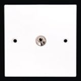 3.5mm Coupler Wall Plate / Face Outlet - Plug 'n' Play Female - Female Audio Connector