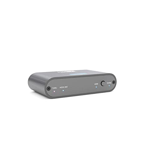 HDSX TV Sound Optimizer HDMI ARC | Even Volume, Clear Speech for TV, Streaming and Gaming | Premium TV Sound | PCM 2.0 | Virtual 3D Sound HDSX.360 | PassTHRU for DD5.1, DD+, Atmos