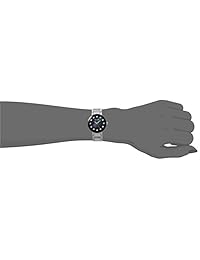 Bulova Reloj de acero inoxidable de cuarzo Casual para Mujer, color: plateado (Modelo: 96p172)