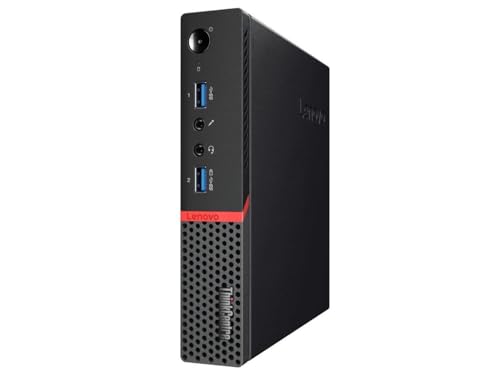 Lenovo ThinkCentre M900 Tiny Desktop, Quad Core i7 6700T 2.8Ghz, 16GB DDR4, 512GB SSD Hard Drive, Windows 10 Pro (Renewed)