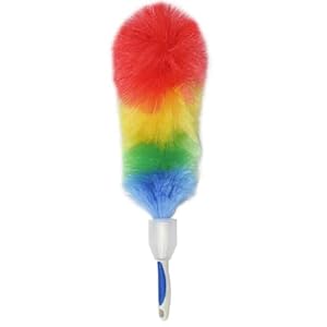 XKMY Stofborstel Stong Wasbare Kleur Buigbare PP Duster Huishoudelijke Elektrostatische Stofreiniging Negen Sets Cover…