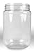 CLEARVIEW CONTAINERS - 12 Pack of 32 Ounce Plastic Quart Jars with 89RM Leak Proof Seal Lid - Food Grade and BPA Free (32oz, 12pk)