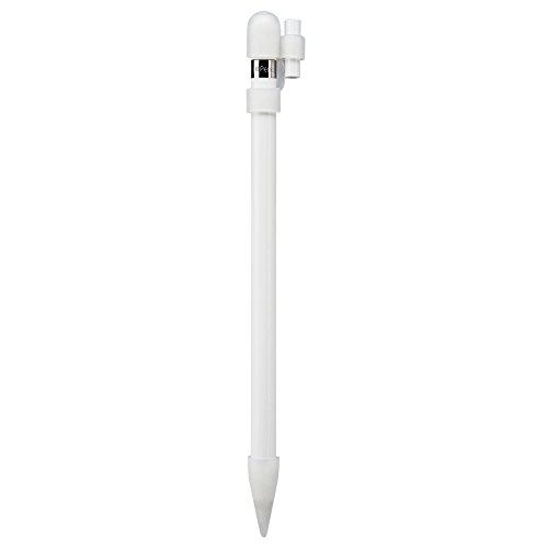 Jisoncase Apple Pencil Cozy Pencil Charging Adapter Holder, 2 Sets of Protective Cover Holder for iPad Pro Pencil and Lightning to Micro USB Adapter 4 Pieces Included-White JS-APL-06P00