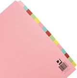 Q-Connect A4 15 Part Subject Divider KF01516 Multicolor view 2