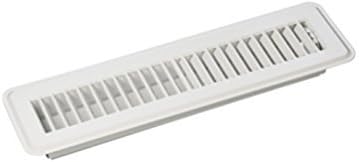 Registers, Grilles & Vents - Rocky Mountain Goods Floor Register 2” X 12” - Heavy Duty Walkable register - Premium Finish - Easy adjust air supply lever - Vent - Made for 2 Inch by 12 Inch Duct Size (White)