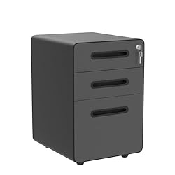 ApexDesk 3-Drawer Vertical Metal Mobile File