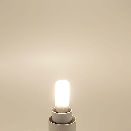 QLEE E12 LED 5W C7 Glühbirne 60W gleiches Halogenlicht Tageslicht T6 Kandelaber Glühbirne für Deckenventilator Nähen Serger Licht Kühlschrank Mikrowelle Licht Kronleuchter Licht 4er Pack