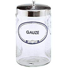 Graham-Field 3454A G Labeled Sundry Gauze Jar with Cover