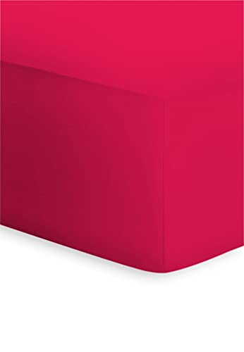 Bassetti Rosso Fitted Sheet 90 x 190 cm 100 x 220 cm