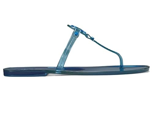 Tory Burch Mini Miller Jelly Thong Sandal Dark Blue Azure/Dark