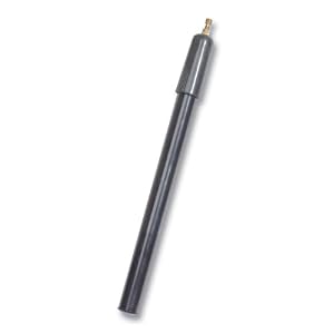 Raleigh – RMJ230 – Plastic Mini Pump for Bicycles with Schrader (Car Type) and Presta Valve Types in Black