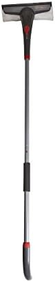 Professional Squeegee with Microfiber Cloth and Built In Liquid Storage Tank for Cleaning Glass and Windows by CEVAL. Handle Extends to 43 Inches. A Streak Free Clean for Your Windows and Windshields