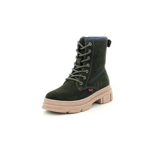 Kickers Fille Goji, Kaki Marine, 35 EU